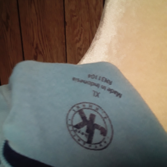 Womans XL Blue Tee- Shirt Loosefit Blouse - Picture 4 of 6